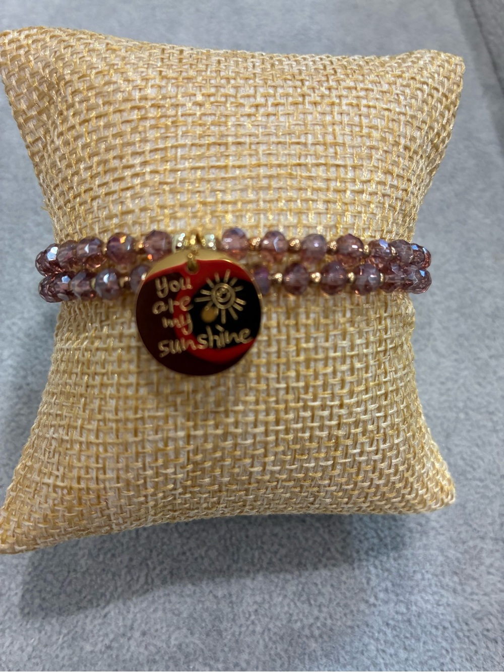 You Are My Sunshine Charm Bracelet Set - Inspirational Gift for Her